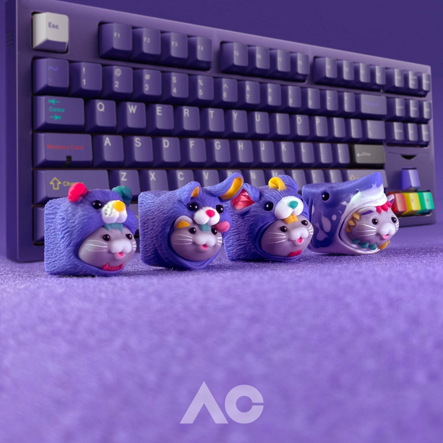 CubeCat keycaps