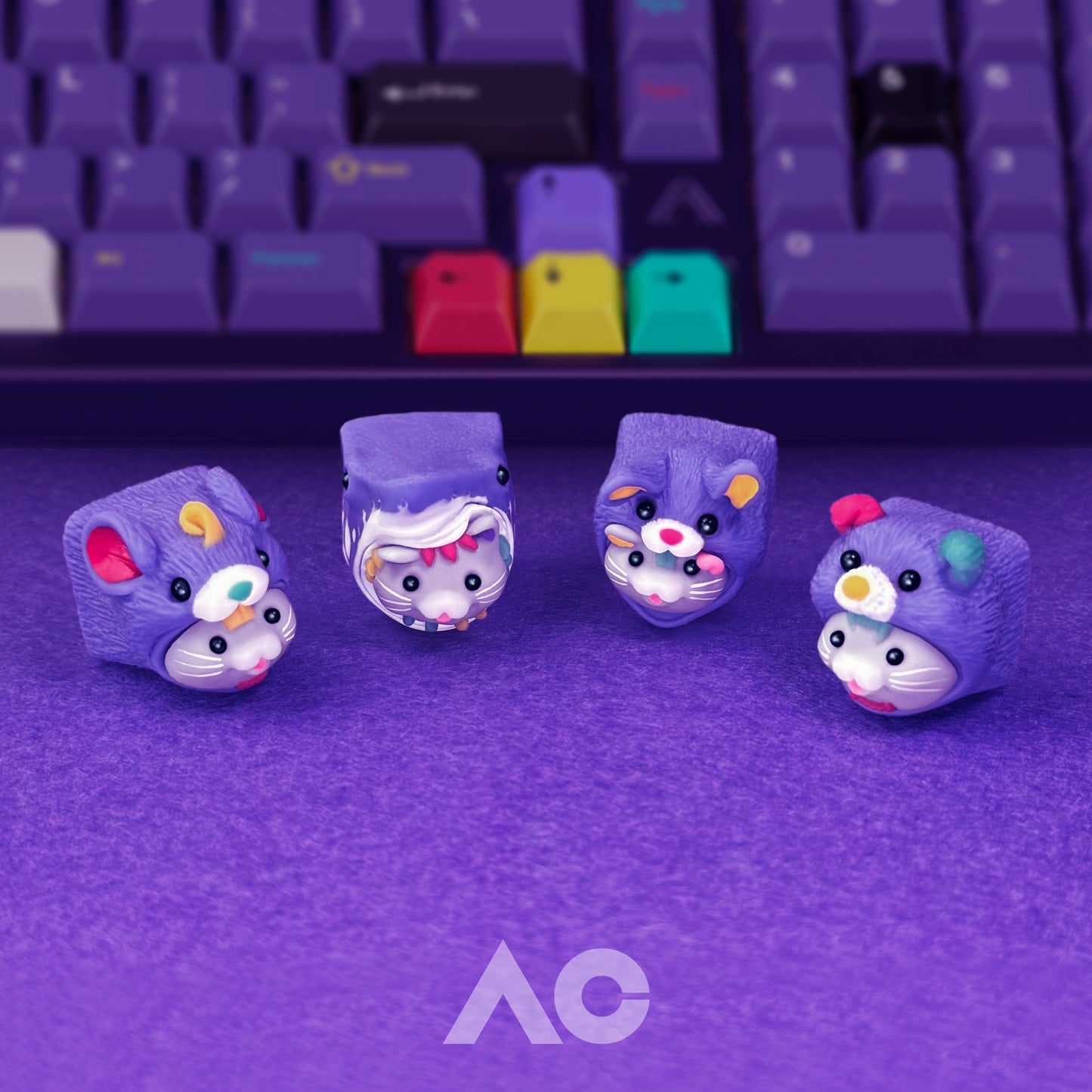 CubeCat keycaps