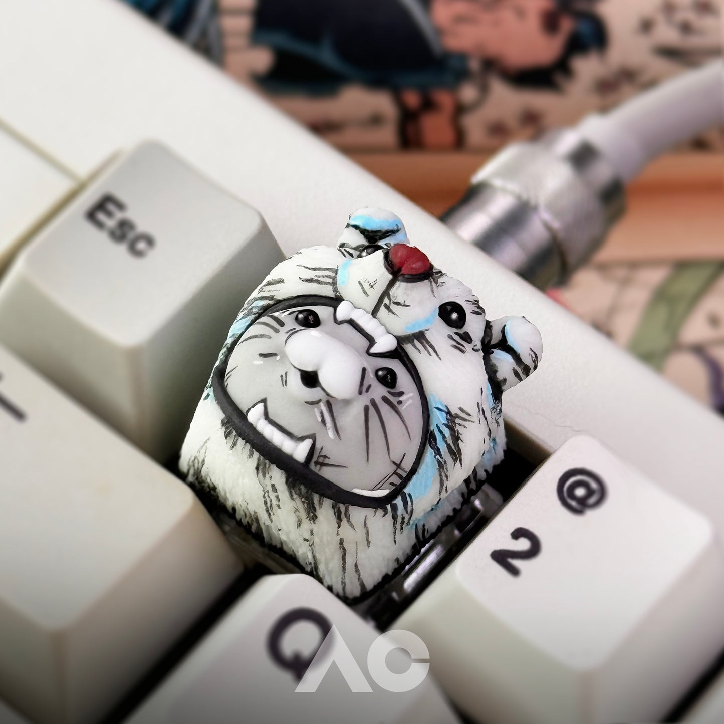 ComicCat keycaps