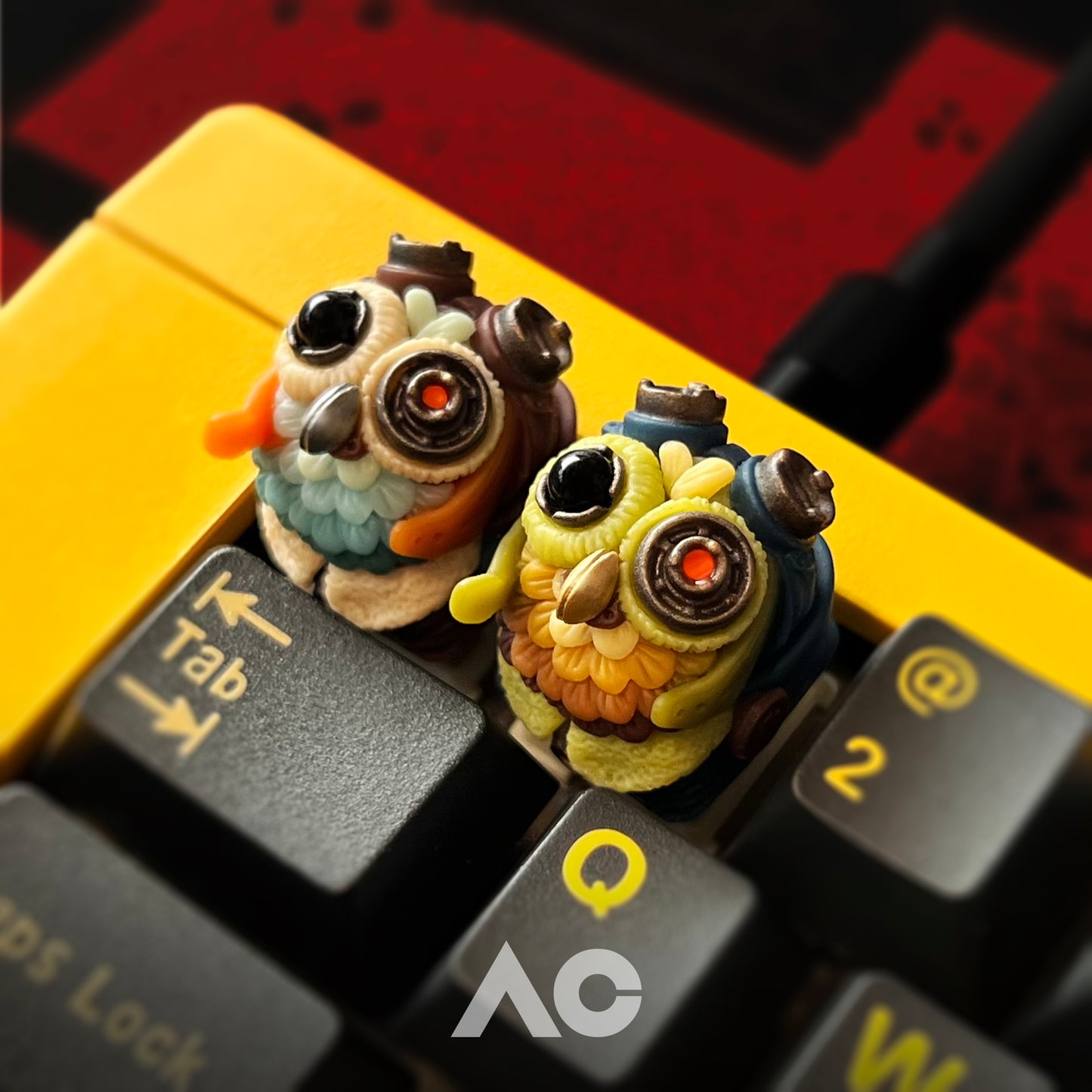 CyberOwl keycaps