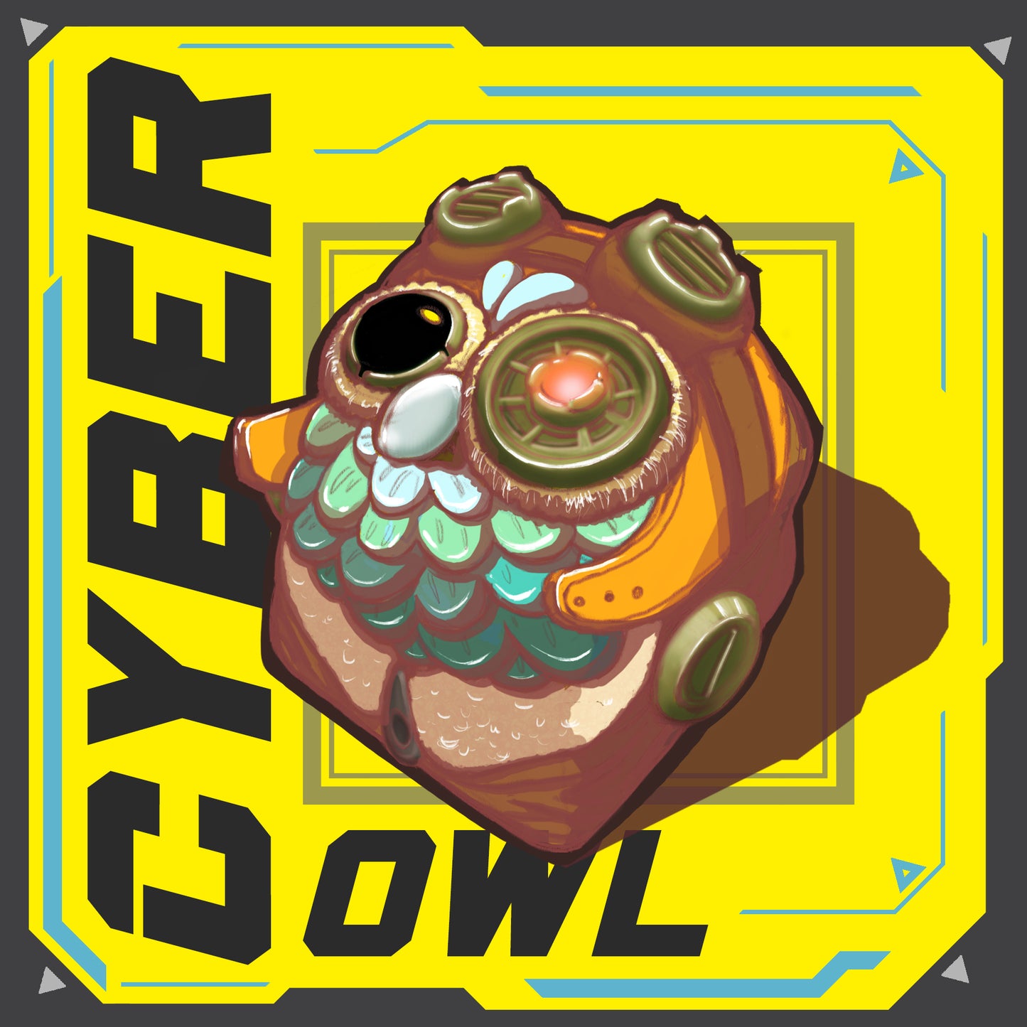 CyberOwl keycaps